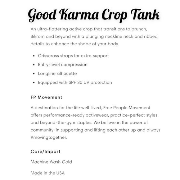 Good Karma Running Shorts and Good Karma Crop Tank MSRP $86 M/L - Picture 16 of 16